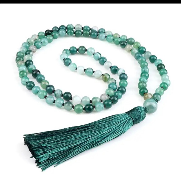 Green Natural stone Rosary - Picture 3 of 4